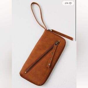 Free People Distressed Vegan Wallet